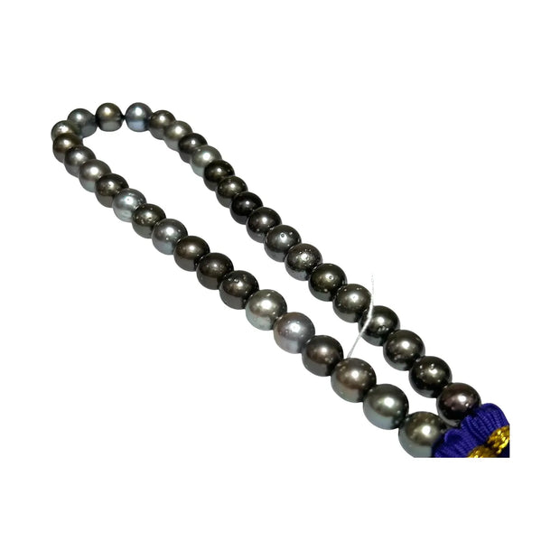 10.3 - 12mm Round Tahitian South Sea Pearl 16" Strand