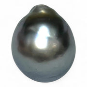 Barque 13.9 Carat 13.4 x 16.4mm Tahitian Sea Middle Gray Pearl Loose