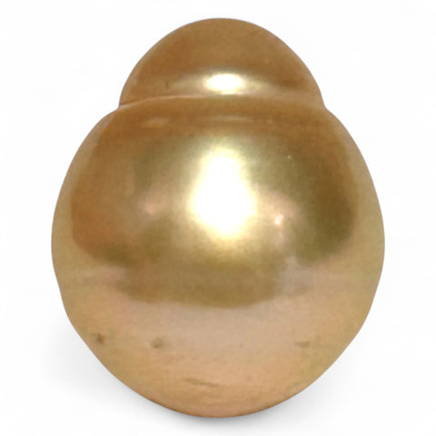 Radiant 18.8ct 13.5x16mm Rich Golden Philippine South Sea Pearl Loose