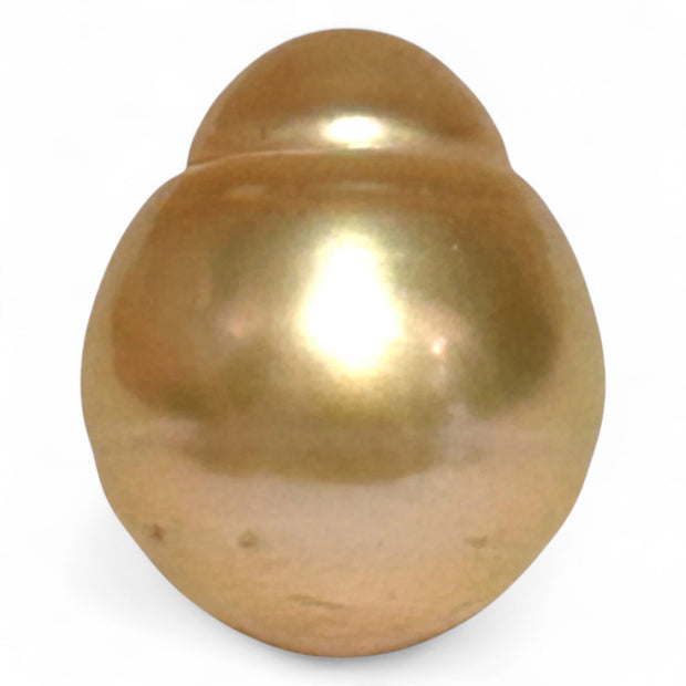 Radiant 18.8ct 13.5x16mm Rich Golden Philippine South Sea Pearl Loose