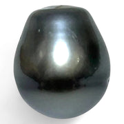 Elegant 12.7 x 14.8mm 18.5 Carat Tahitian Pearl –Peacock Gray Oval
