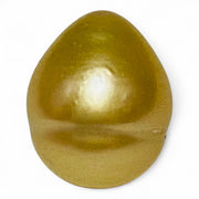 Huge 21.2 Carats Oval 13.7 x 16.6mm Rich Gold South Sea Loose Pearl