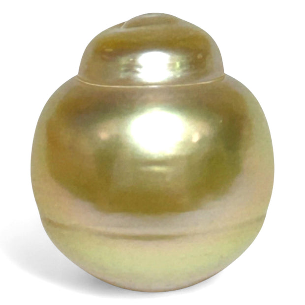 Grand 15.7 x 17.6mm 30 Carat Golden Philippines South Sea Pearl Loose