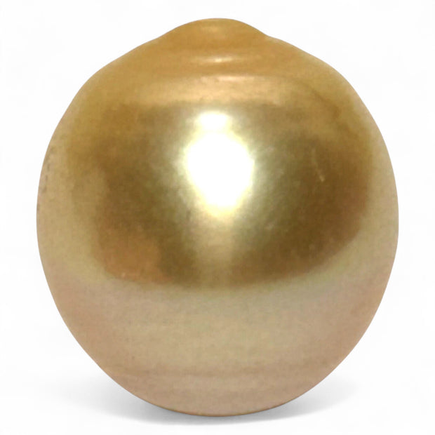 Giant 15.2 x 16.6mm 26.7 Carats Rich Golden South Sea Pearl Loose