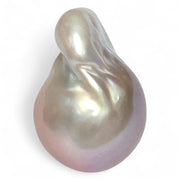Ornate 16.7 x 13.6 x 26mm KeshI Purple Rose Gold Rainbow Pearl