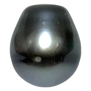 Elegant 12.7 x 14.8mm 18.5 Carat Tahitian Pearl –Peacock Gray Oval