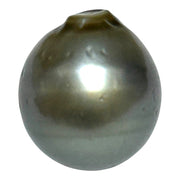 Peacock Middle Gray 13.9x 15.5mm 21 Carats Tahitian South Sea Pearl