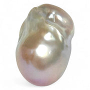 Ornate 16.7 x 13.6 x 26mm KeshI Purple Rose Gold Rainbow Pearl