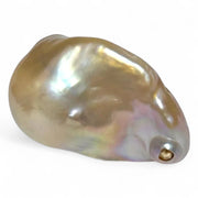 RARE Un-Drilled 16.9 x 13.6 x 25.8mm Keshi Purple Rose Pink Pearl