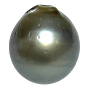 Peacock Middle Gray 13.9x 15.5mm 21 Carats Tahitian South Sea Pearl
