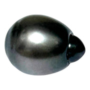 Dazzling 12.7 x 16.8mm 18.3 Carats Tahitian Peacock Black Green Pearl