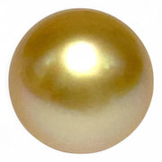 Giant 19.7 Carat 13.2 x 16.2mm Rich Gold Philippines South Sea Pearl