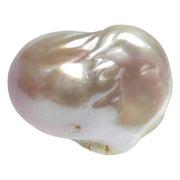 Ornate 16.7 x 13.6 x 26mm KeshI Purple Rose Gold Rainbow Pearl