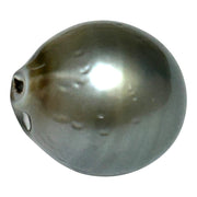 Peacock Middle Gray 13.9x 15.5mm 21 Carats Tahitian South Sea Pearl