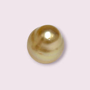 Oval Drop 14.3 x 17mm 23.3 Carats Rich Gold South Sea Pearl Loose