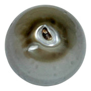 Peacock Middle Gray 13.9x 15.5mm 21 Carats Tahitian South Sea Pearl