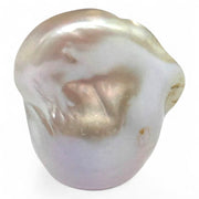 Ornate 16.7 x 13.6 x 26mm KeshI Purple Rose Gold Rainbow Pearl