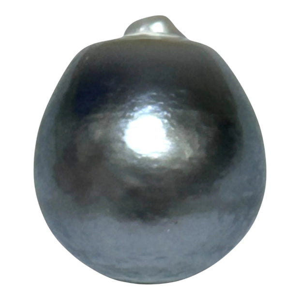 Giant 14.3 x 16mm 22.7 Carats Tahitian Peacock Middle Gray Loose Pearl