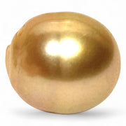 Giant 14 x 15.5mm 22.16 Carats Deep Golden South Sea Pearl Loose