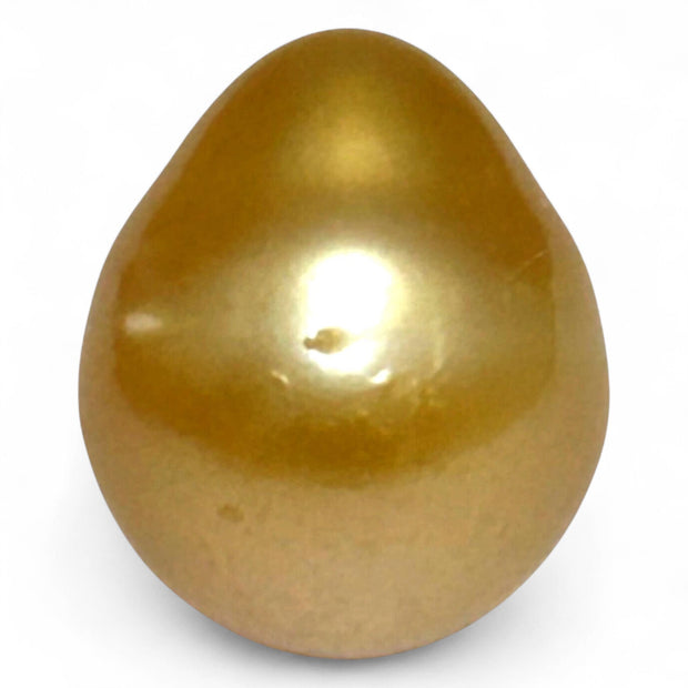 5A Smooth Giant 13.7 x 16mm 20.5 Carats Rich Gold South Sea Pearl