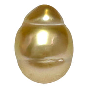 Baroque Giant 13.9 x 18.2mm 23.8 Carats Rich Gold South Sea Pearl