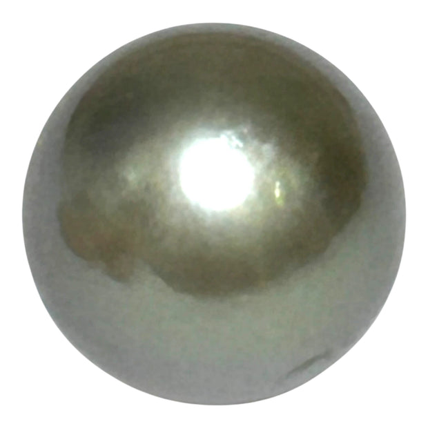 Enormous 8.7 Carats 10.3mm Tahitian Peacock Black Green Loose Pearl
