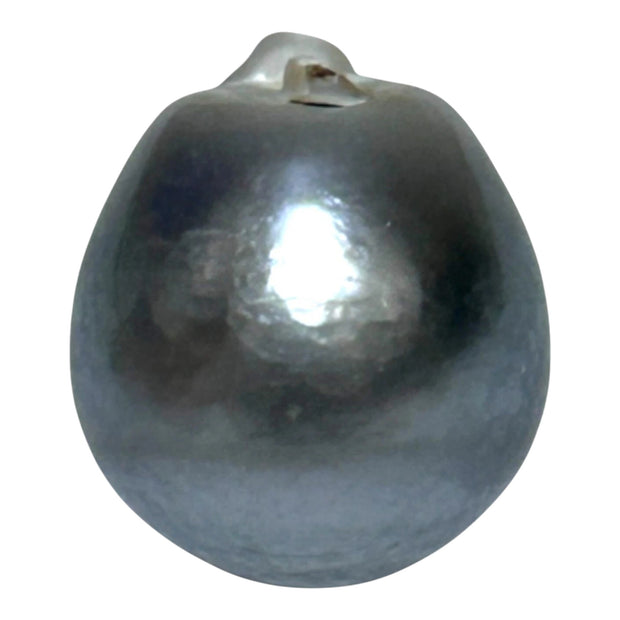 Giant 14.3 x 16mm 22.7 Carats Tahitian Peacock Middle Gray Loose Pearl
