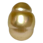 Baroque Giant 13.9 x 18.2mm 23.8 Carats Rich Gold South Sea Pearl