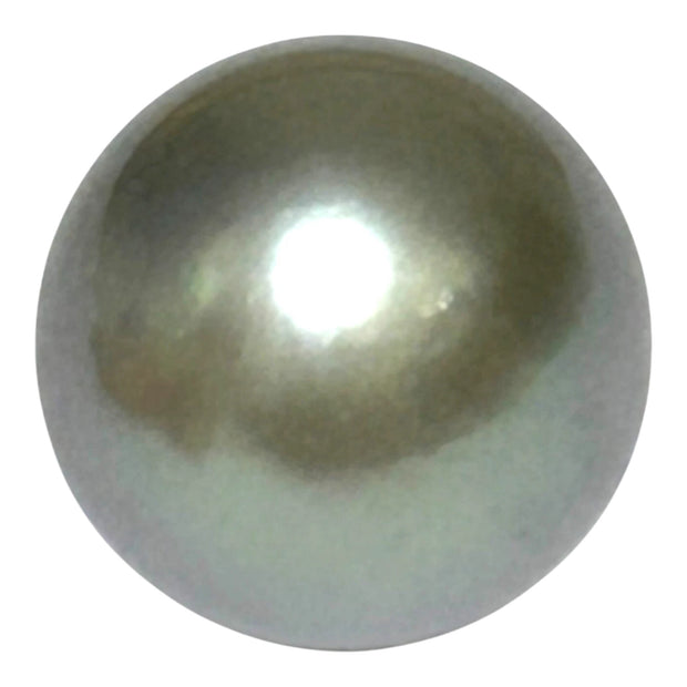 Enormous 8.7 Carats 10.3mm Tahitian Peacock Black Green Loose Pearl