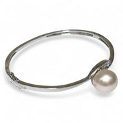 53.4 Carats 7 - 7.5" Bangle 11.7mm South Sea White Round Pearl Bangle