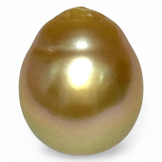 Elegant 26.4 Carat 14.8 x 17.4mm South Sea Pearl Golden Oval Radiant