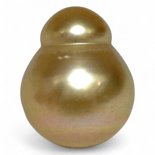 Giant 14.2 x 17.3mm 23 Carat Philippines South Sea Gold Cultured Pearl