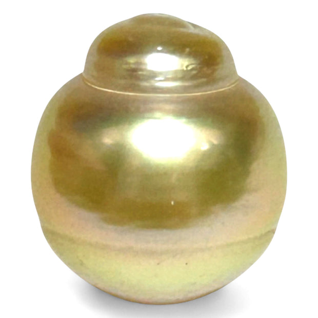 Grand 15.7 x 17.6mm 30 Carat Golden Philippines South Sea Pearl Loose