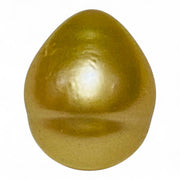 Huge 21.2 Carats Oval 13.7 x 16.6mm Rich Gold South Sea Loose Pearl