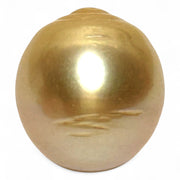Giant 15.2 x 16.6mm 26.7 Carats Rich Golden South Sea Pearl Loose
