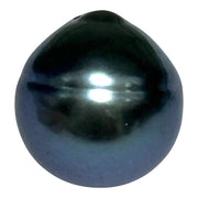 Giant 14.9 x 15.7mm 24 Carat Tahitian Peacock Black Blue Pearl Loose