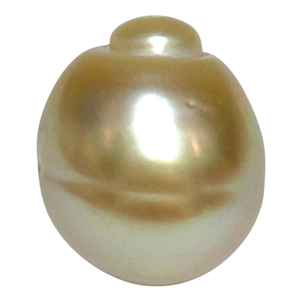 Giant 15.7 x 18.4mm Rich Gold Philippines South Sea Pearl Loose