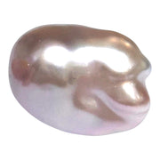 Un-drilled 16.4 x 14 x 22.6mm Keshi Purple Lavender Rainbow Pearl
