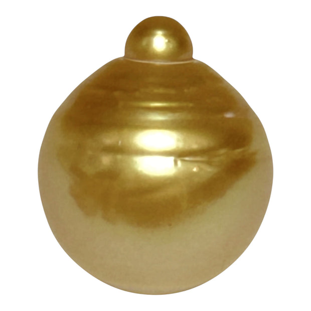 Giant 15 x 17.6mm 24.7 Carat Natural Deep Gold South Sea Loose Pearl