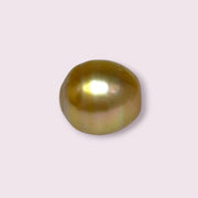 Fantastic Giant 14.5 x 15.7mm 24.6 Carats Deep Gold South Sea Pearl