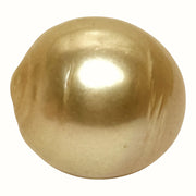 Giant 15.2 x 16.6mm 26.7 Carats Rich Golden South Sea Pearl Loose
