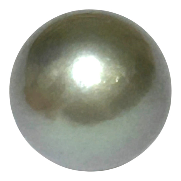 Enormous 8.7 Carats 10.3mm Tahitian Peacock Black Green Loose Pearl