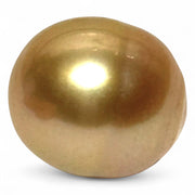 Giant 14 x 15.5mm 22.16 Carats Deep Golden South Sea Pearl Loose