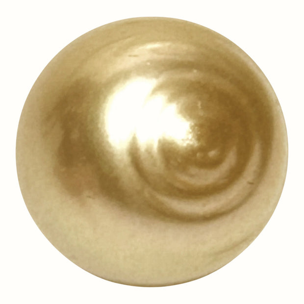 Giant 15.2 x 16.6mm 26.7 Carats Rich Golden South Sea Pearl Loose