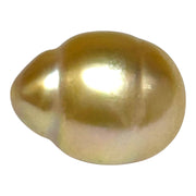 Baroque Giant 13.9 x 18.2mm 23.8 Carats Rich Gold South Sea Pearl