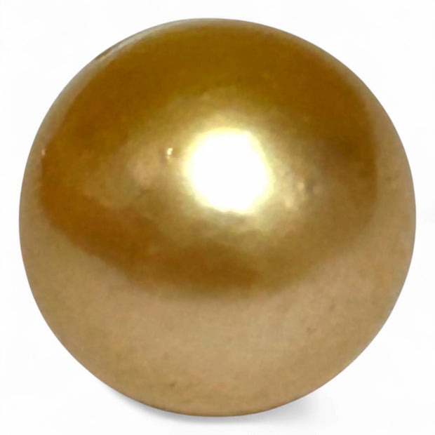 5A Smooth Giant 13.7 x 16mm 20.5 Carats Rich Gold South Sea Pearl