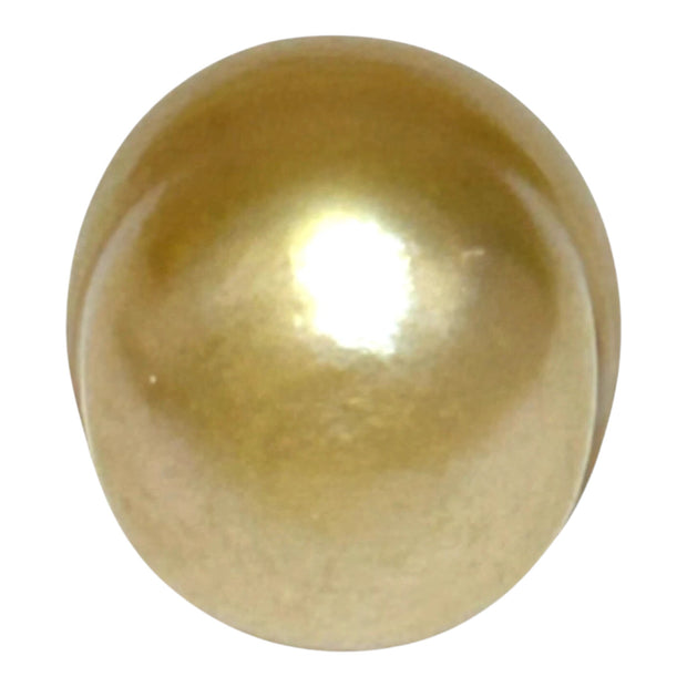 Baroque Giant 13.9 x 18.2mm 23.8 Carats Rich Gold South Sea Pearl