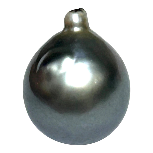 Peacock Middle Gray 13.8 x 17.6mm 21.4 Carats Tahitian South Sea Pearl