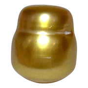 Baroque 12.8 x 15.5mm 20.8 Carats Deep Gold South Sea Loose Pearl