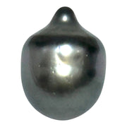 Teardrop 12.8x 17mm 17.6 Carat Tahitian Sea Black Gray Green Pearl